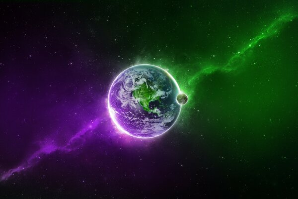 Wissenschaft Astronomie, kugelförmiger Planet