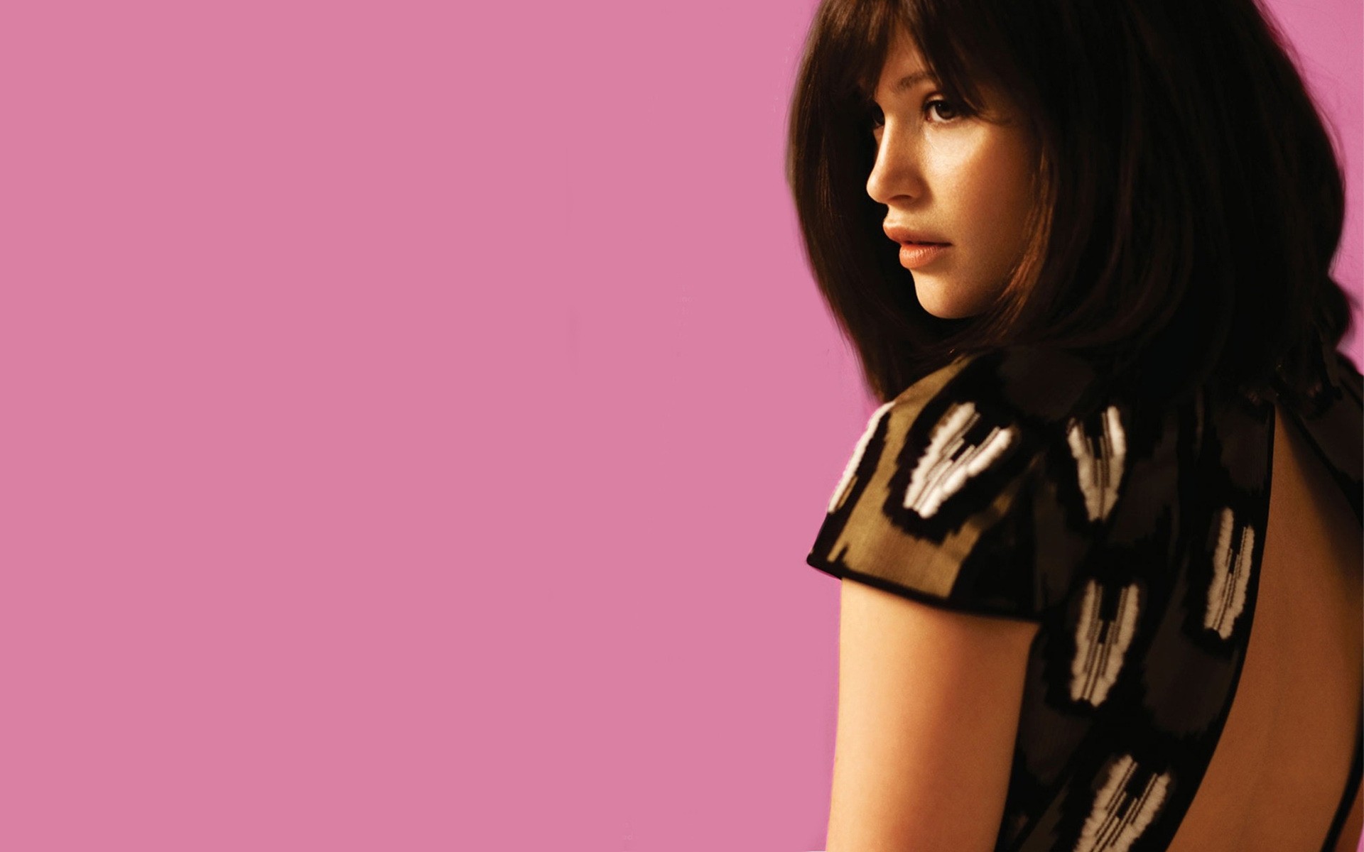 frau porträt mädchen mode modell sexy erwachsener rosa