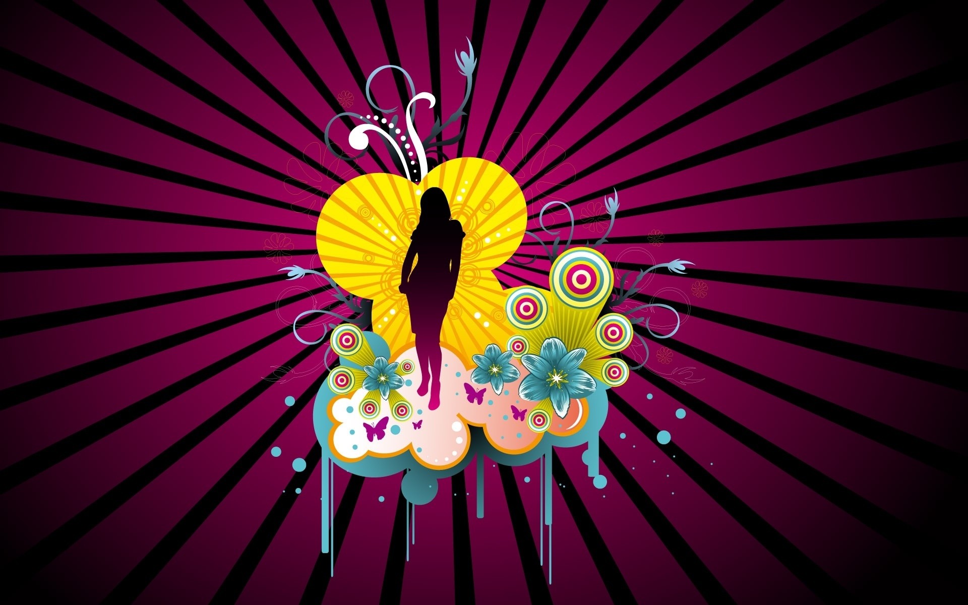 illustration design desktop abstrakt vektor grafik urlaub silhouette liebe hintergrund