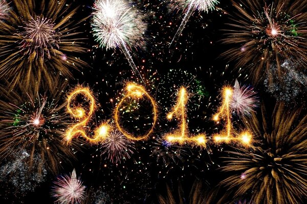 Der Urknall des Feuerwerks am Neujahrstag