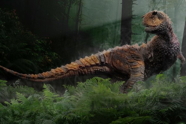 Als ob ein Rahmen aus einem Jurassic Park wäre