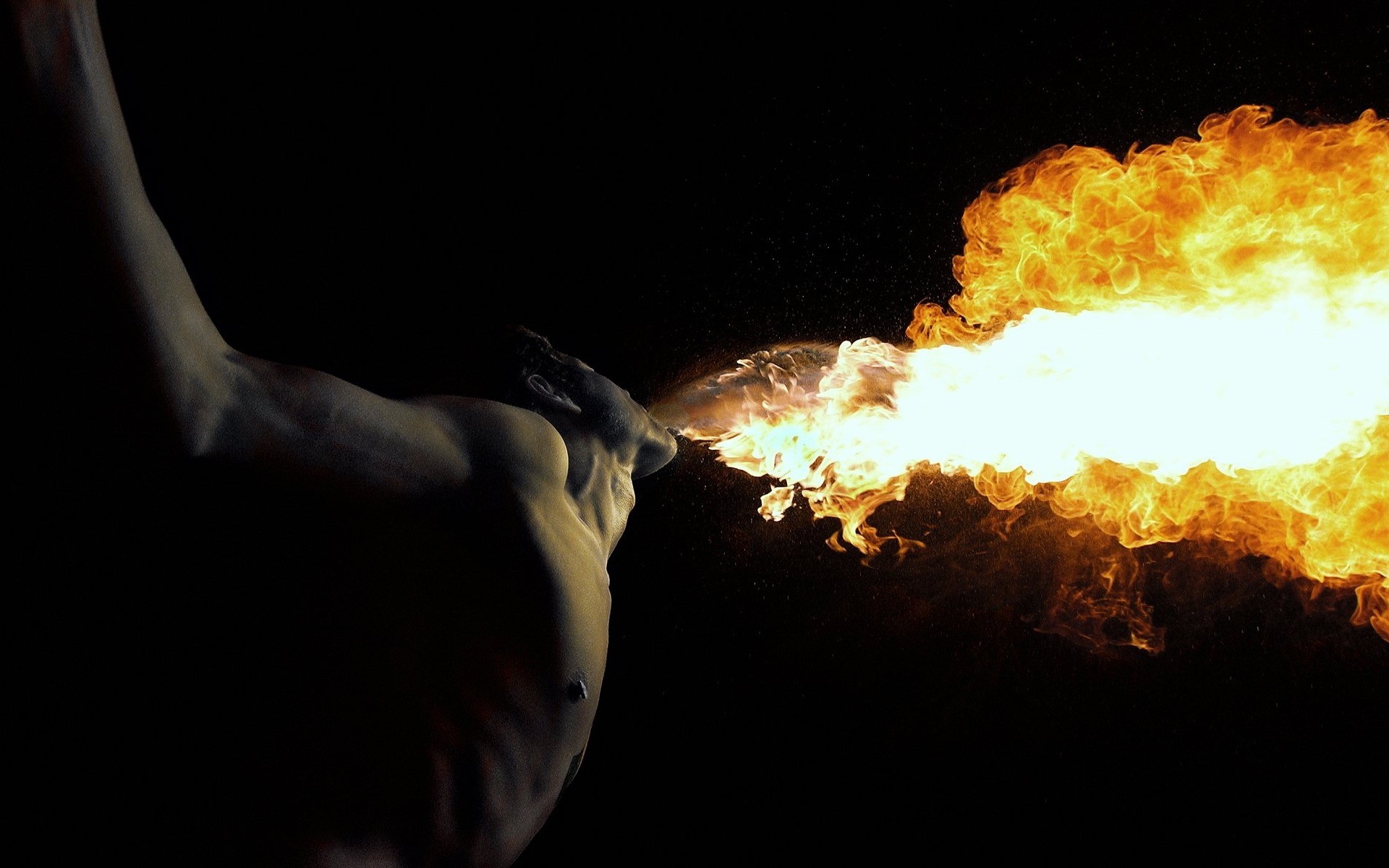 rauch flamme heiß ein