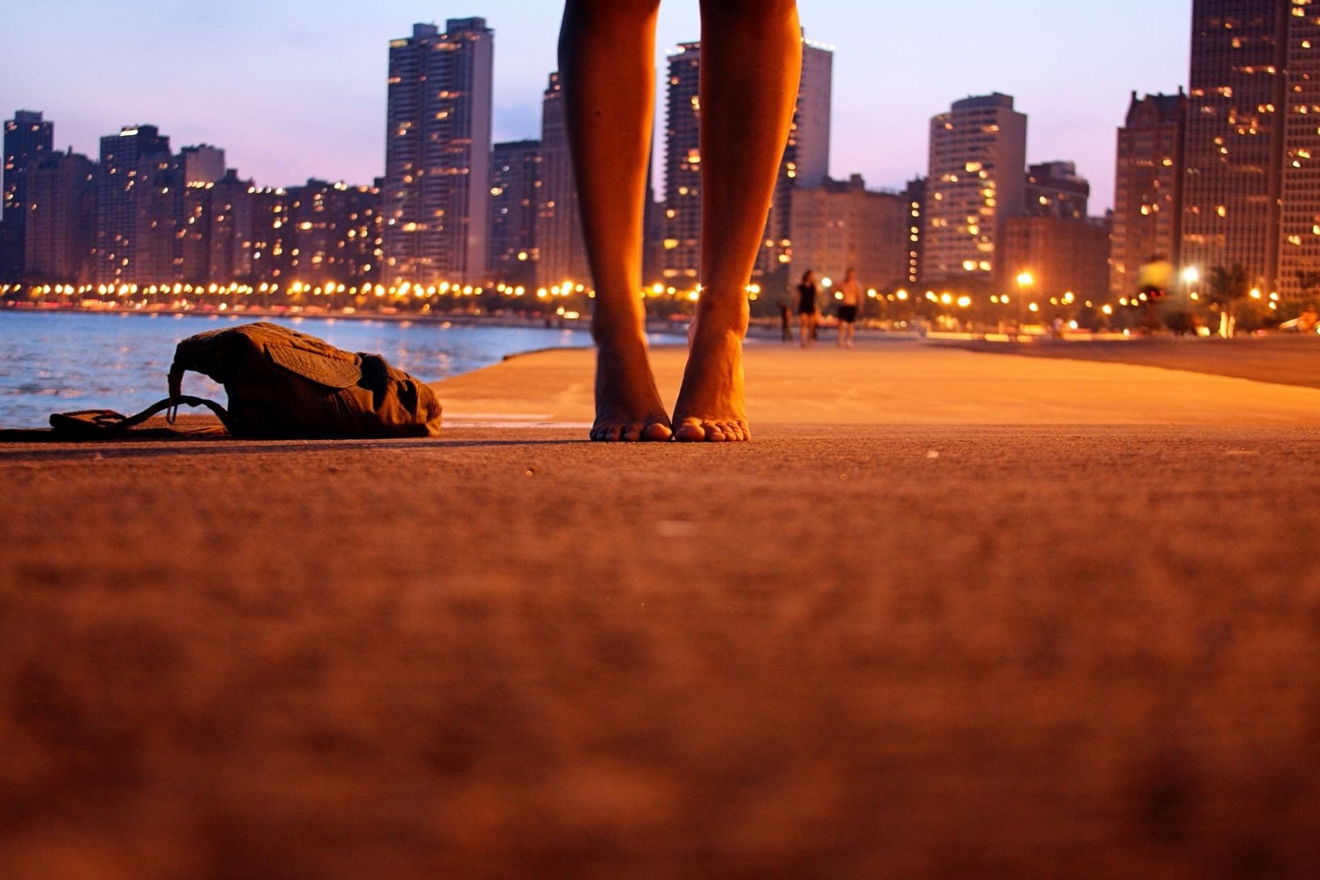 strand stadt sonnenuntergang meer abend wasser reisen meer ozean licht stadt straße dämmerung haus wolkenkratzer reflexion dämmerung städtisch architektur skyline