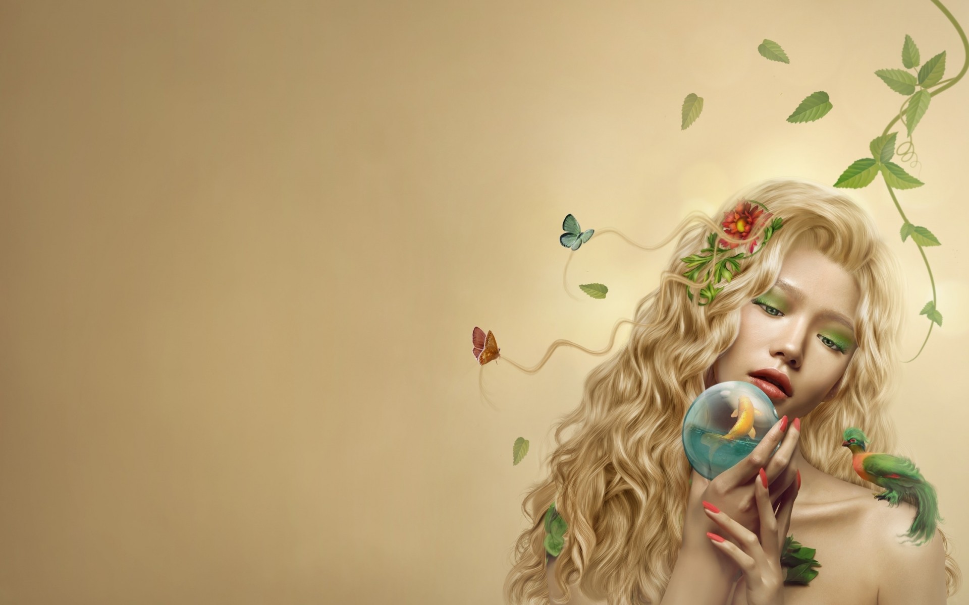 mädchen porträt kunst blume frau farbe modell