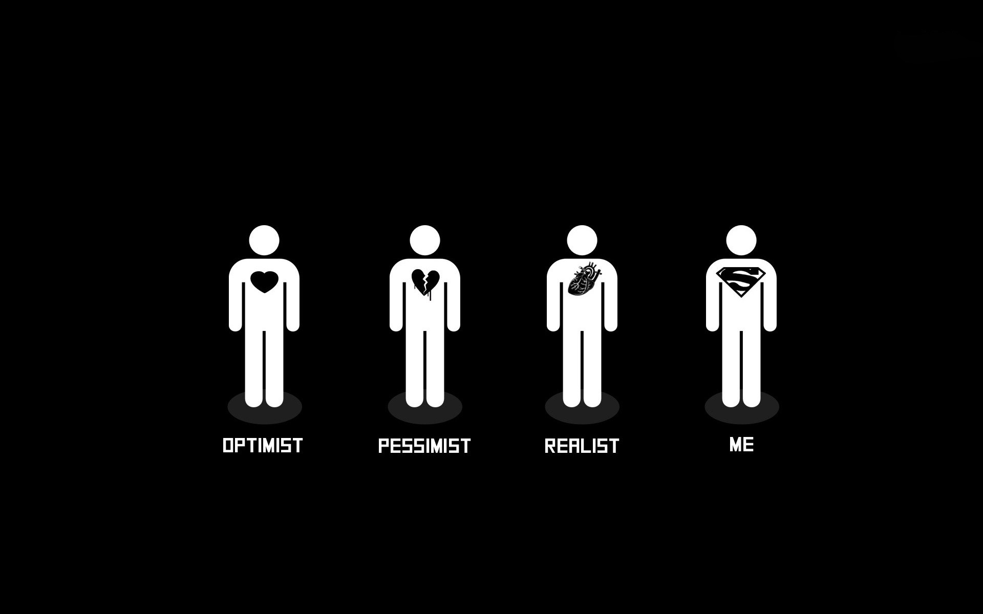 symbol geschäft illustration desktop isoliert pessimistische stimmung optimistische stimmung realistisch