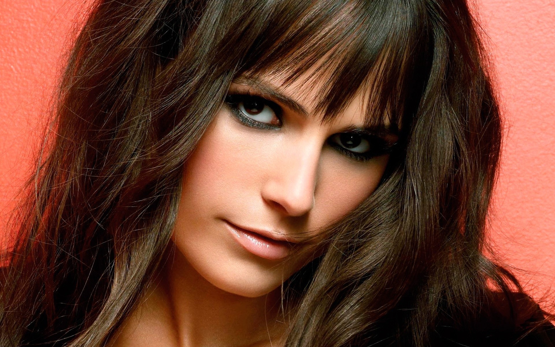 frau mädchen porträt mode modell haar hübsch sexy schön auge brünette junge gesicht lange niedlich glamour lippen schnell schauspielerin hollywood herrlich