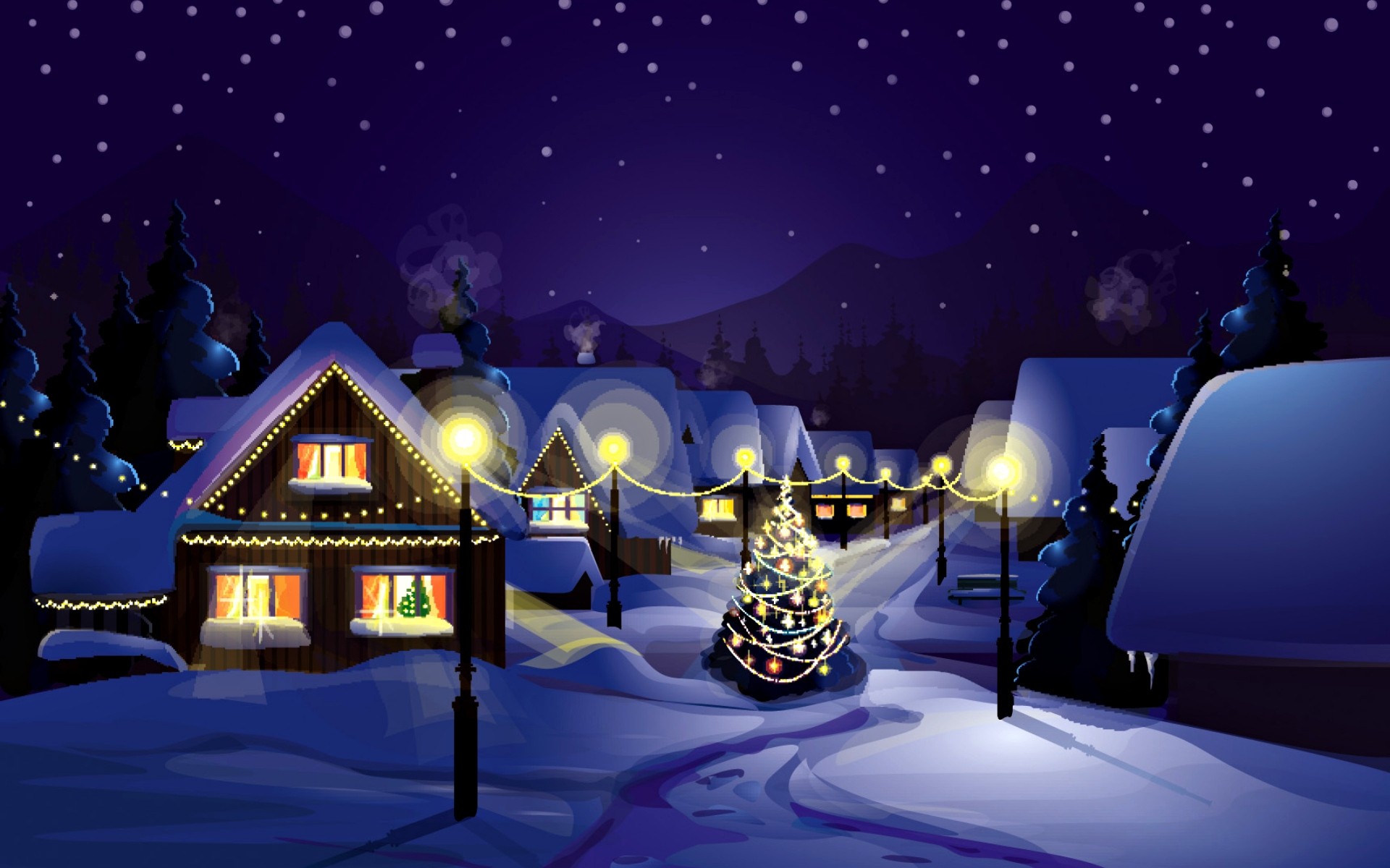weihnachten mond abend licht reisen film himmel hintergrundbeleuchtung licht weihnachtsbeleuchtung schnee
