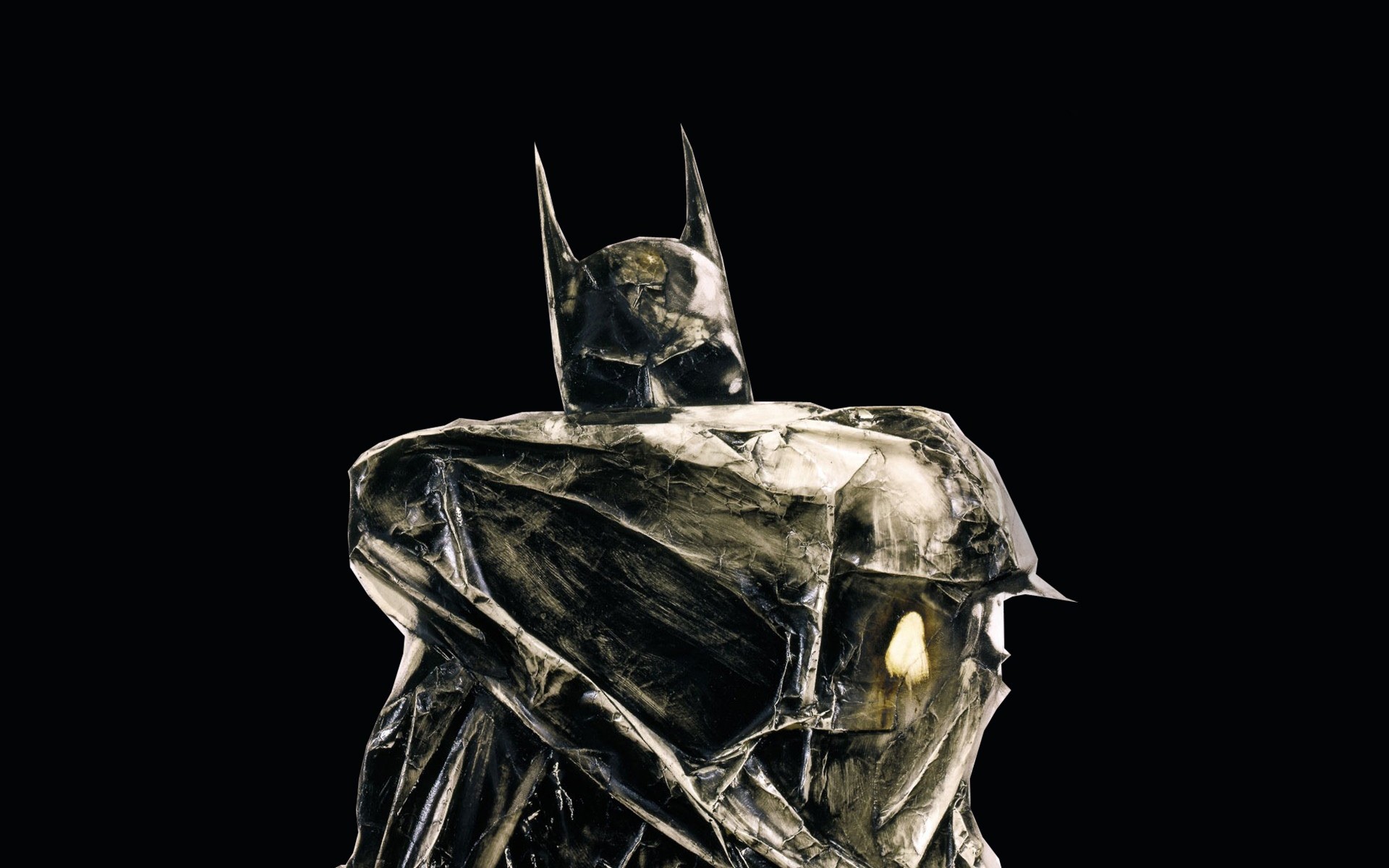 ein skulptur desktop batman