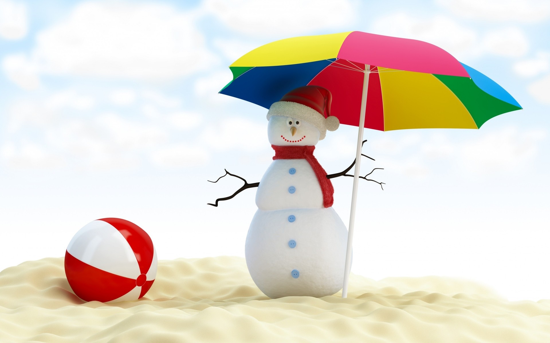 vergnügen regenschirm spielzeug urlaub weihnachten himmel urlaub im freien sommer kind schneemann