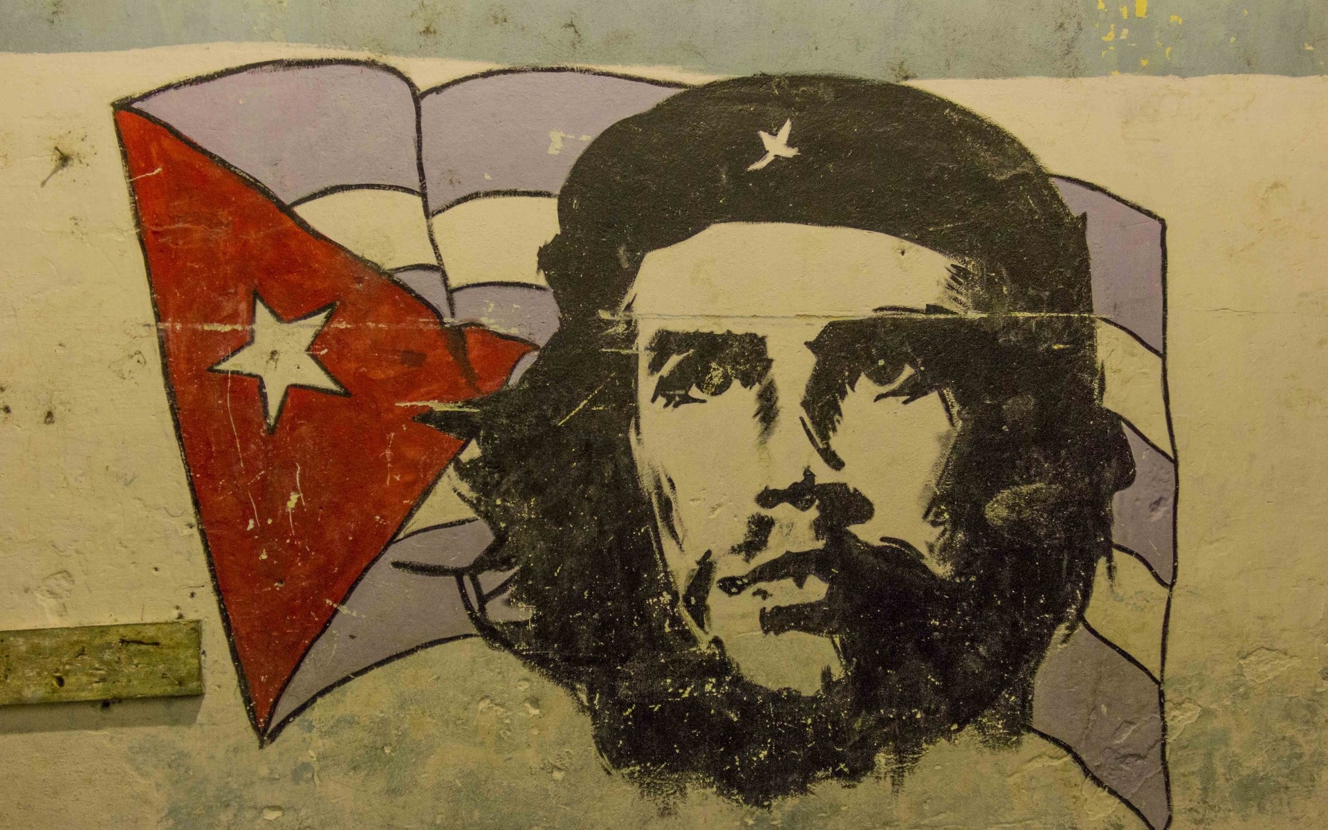 malerei ein symbol illustration kunst tragen krieg flagge militär che guevara