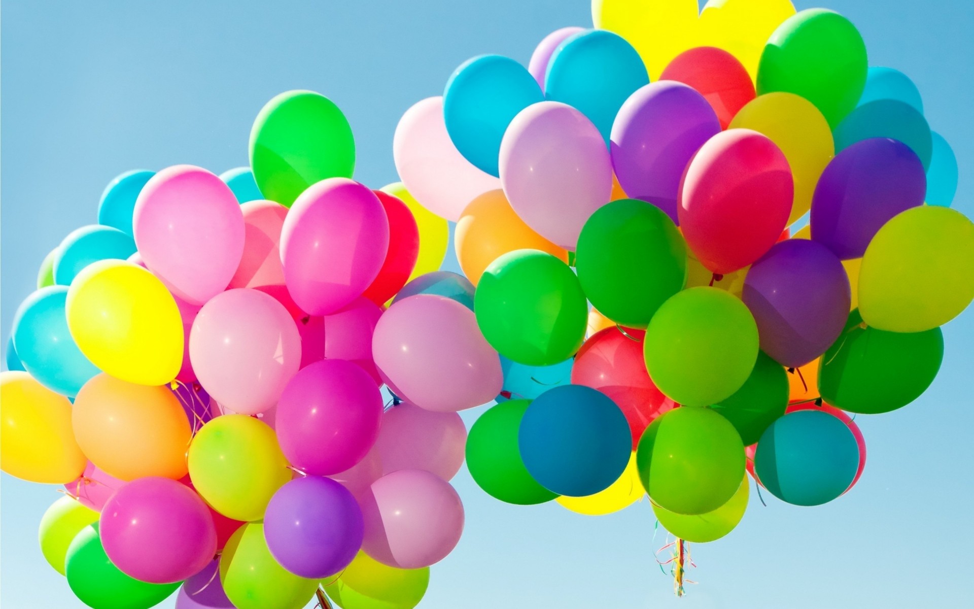 hell bunt helium rund ballon grafikdesign leuchten viele aussehen freude farbe ballons himmel farben