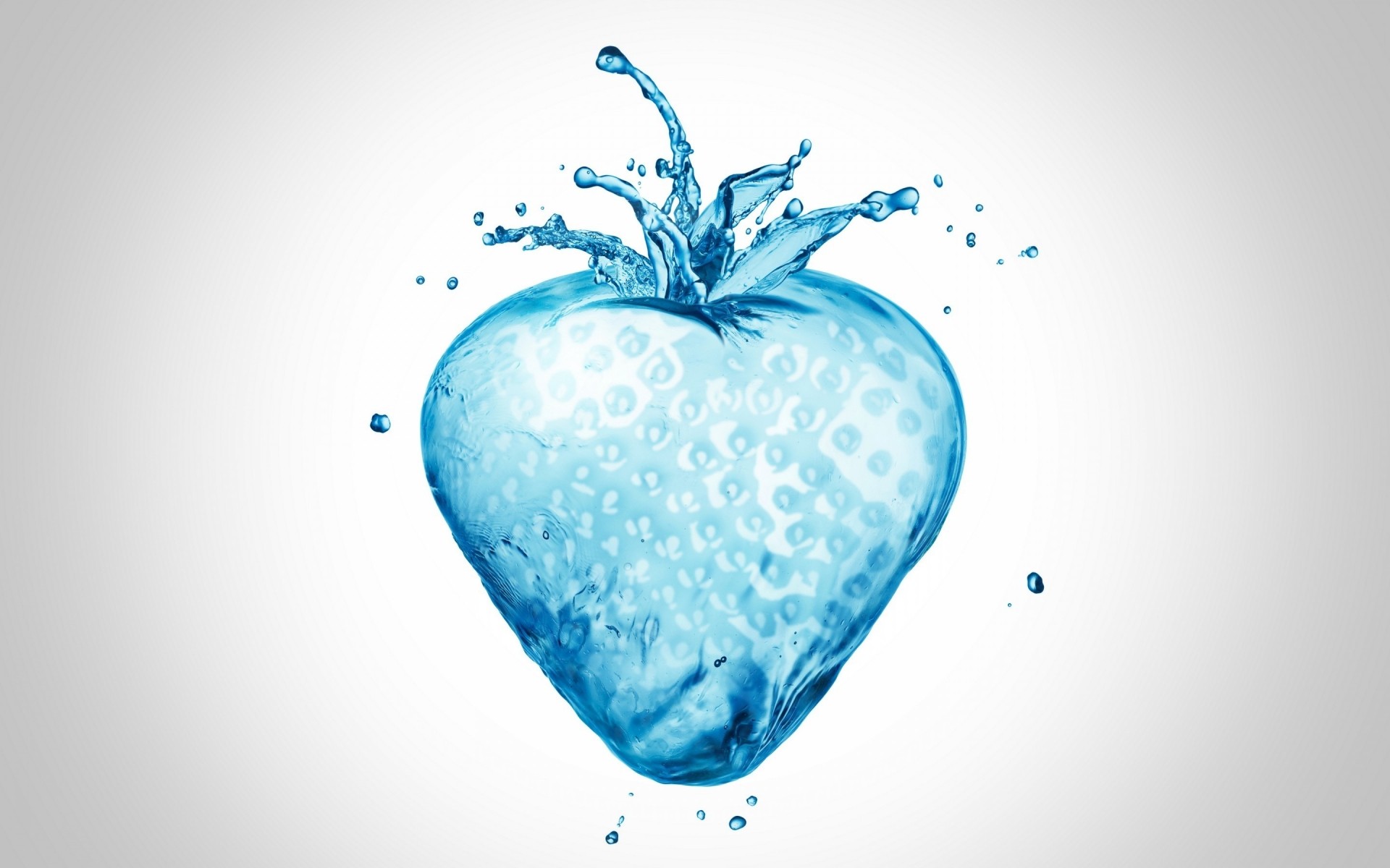 tropfen spritzen wasser nass blase bewegung sauber erdbeere