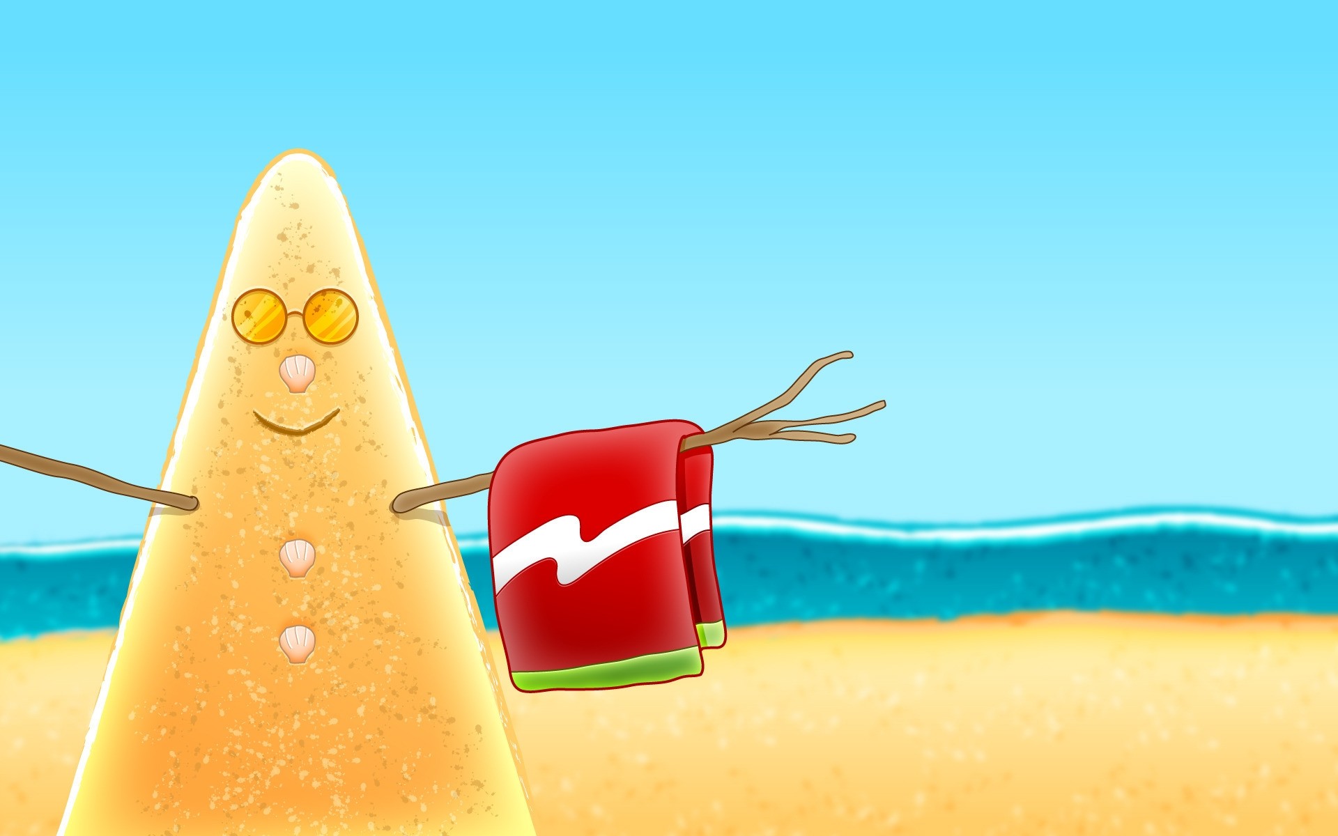 sommer reisen urlaub himmel sonnig lächeln strand