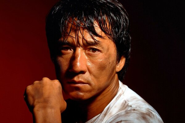 Porträt des Schauspielers Jackie Chan