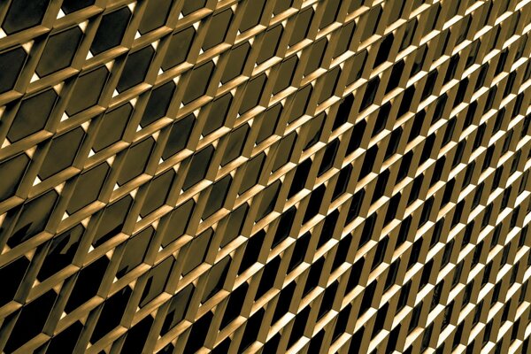 Abstraktes Bild in Gold- und Schwarztönen