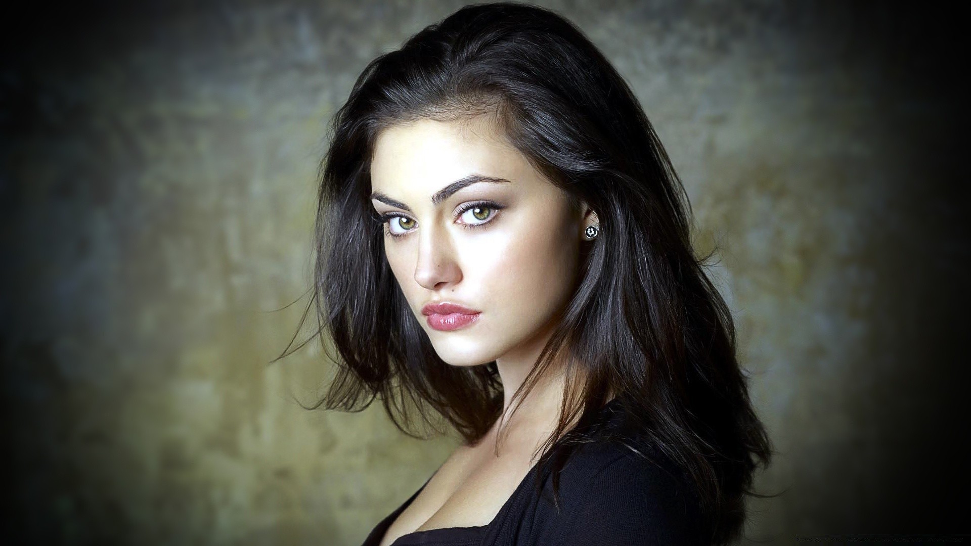 gesicht und lächeln frau mode porträt mädchen modell glamour brünette sexy