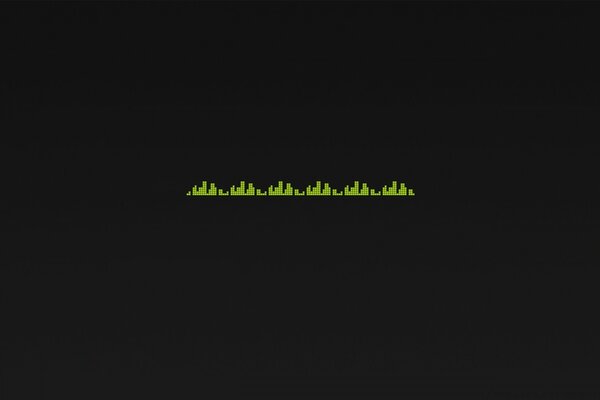 Musikalische Wellen, die im Dunkeln spielen