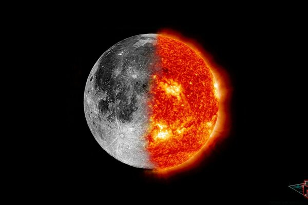 Modell , Foto des Planeten durch die Augen von Wissenschaftlern