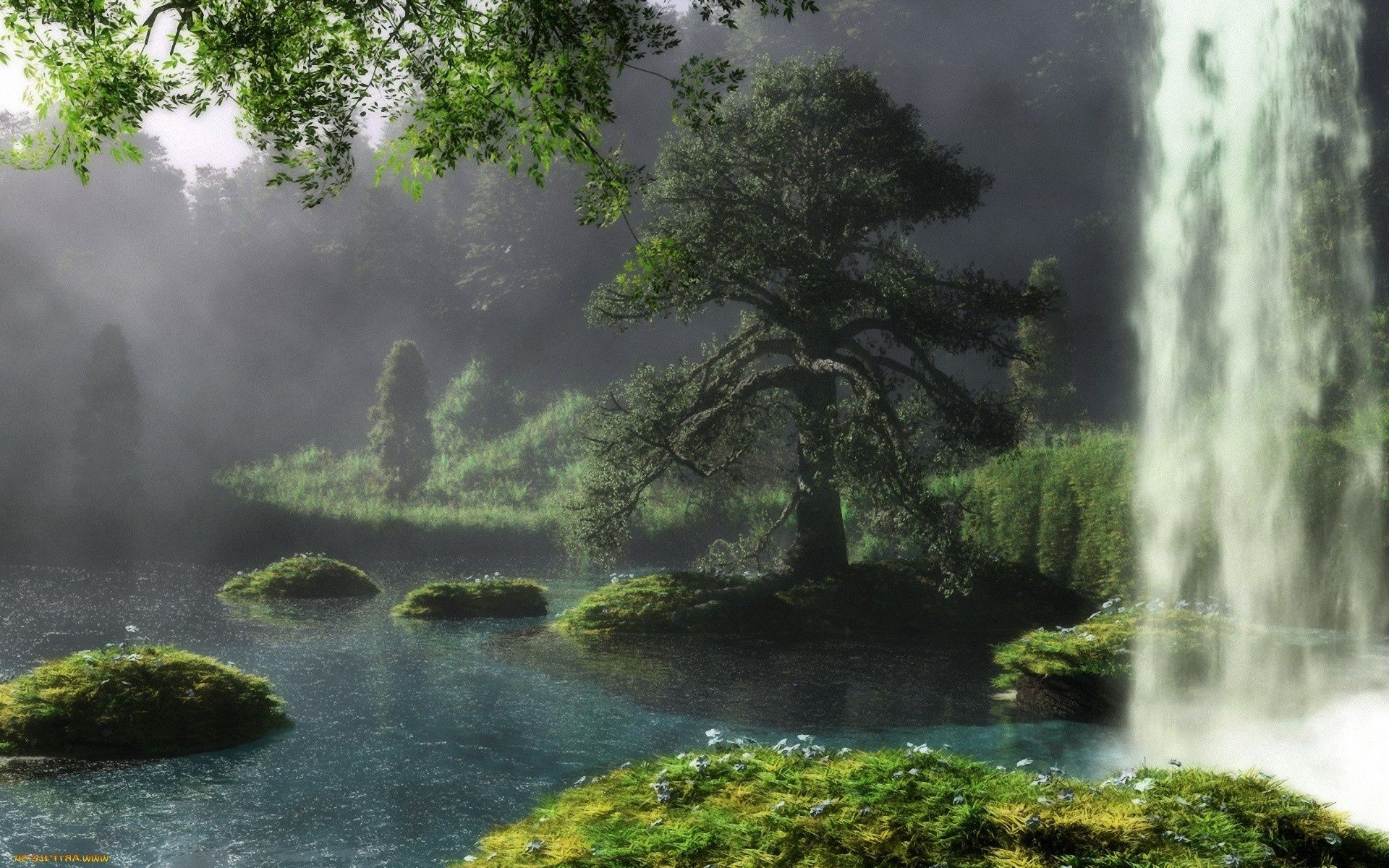 landschaft wasser natur holz holz wasserfall park im freien blatt fluss landschaft reisen nebel herbst sommer üppig umwelt