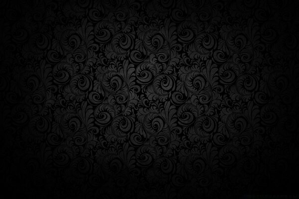 Vintage schwarze Tapete an der Wand