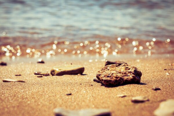 Träume vom zärtlichen Meer und dem goldenen Sand