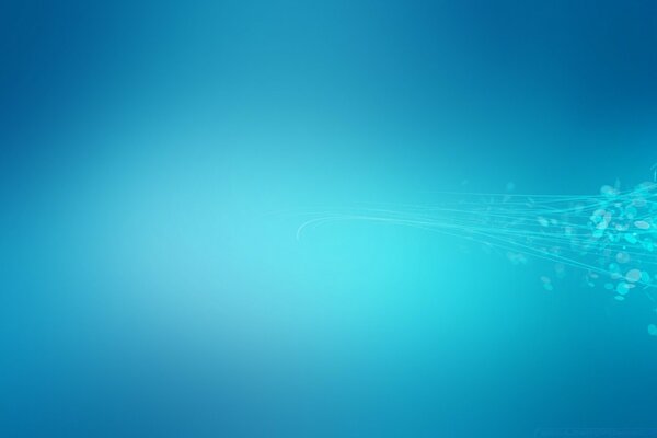 Wasser und Himmel Assoziationen sind blau