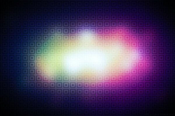 Helle verschwommene Farben auf dem Desktop