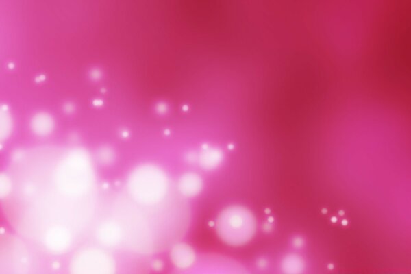 Leuchtendes Rosa glänzend mit weißen Spritzern