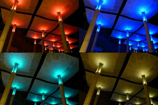 Helle bunte Lichtenergie