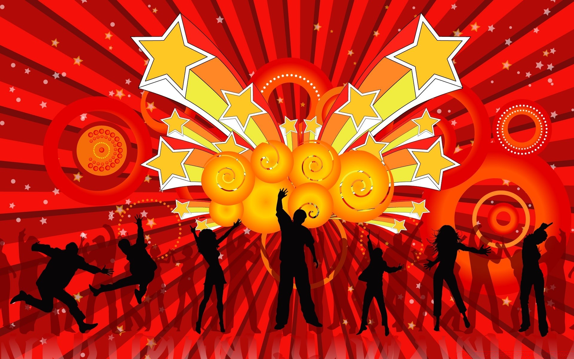 vektorgrafik illustration desktop disco grafik urlaub design abstrakt party symbol festival kunst