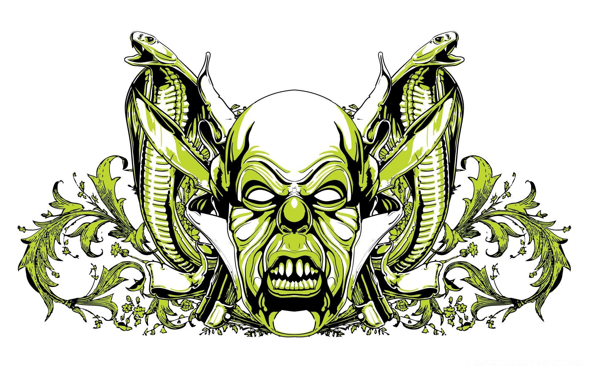 vektorgrafik illustration vektor monster grafik kunst gazoo skizze fantasie natur tier blatt design