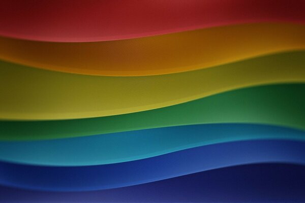 Helle bunte Wellen