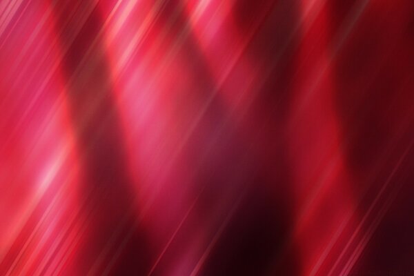 Schatten von Bäumen auf rotem Satin