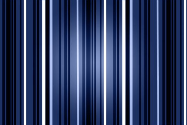 Tapete in weiß-blau-schwarzen Streifen für stilvolles Design