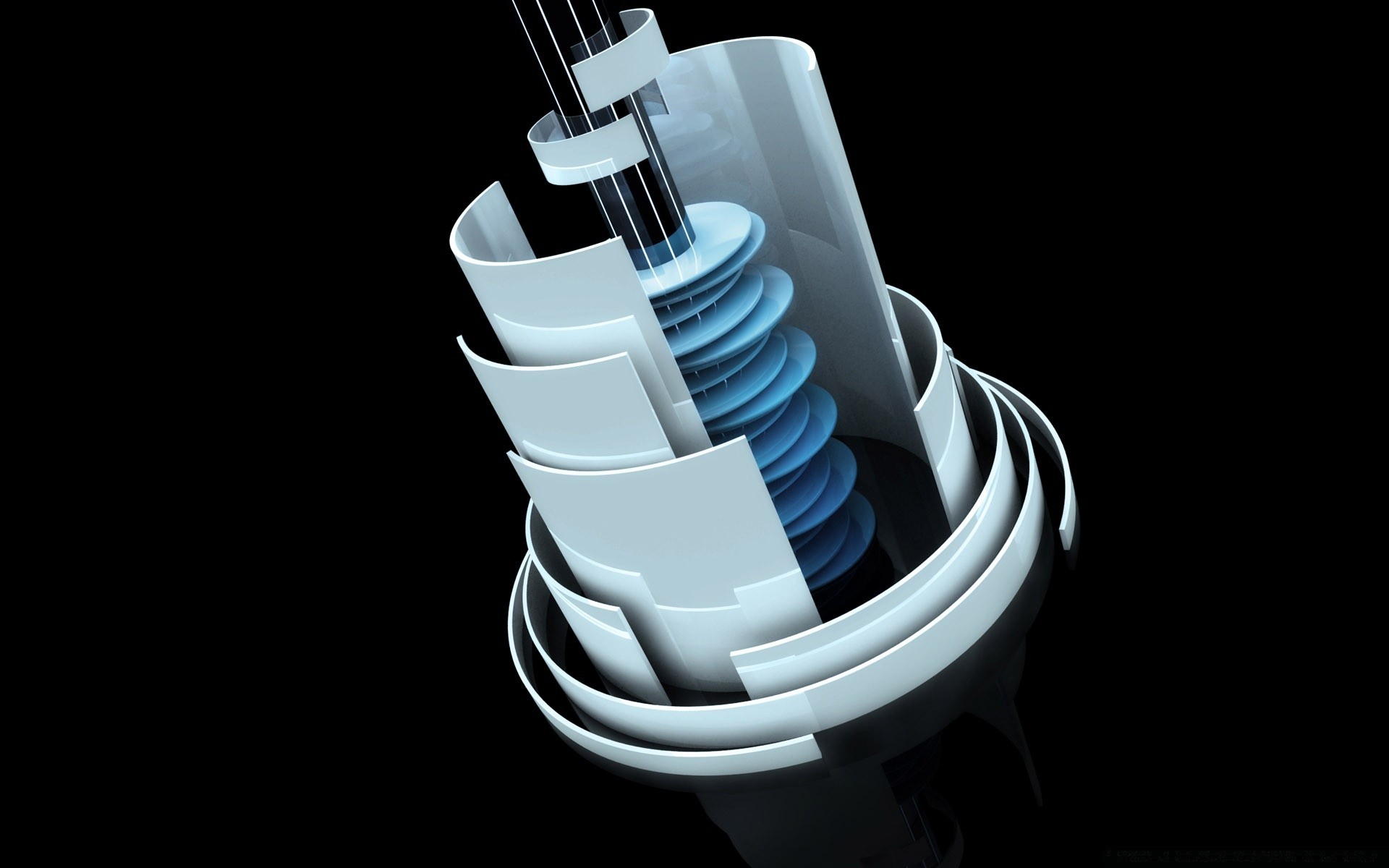 abstraktion desktop technologie hardware