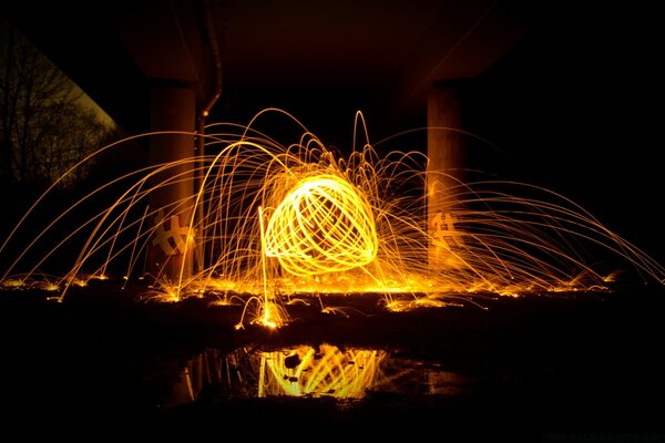 Nacht-Unterhaltungs-Lichtshow