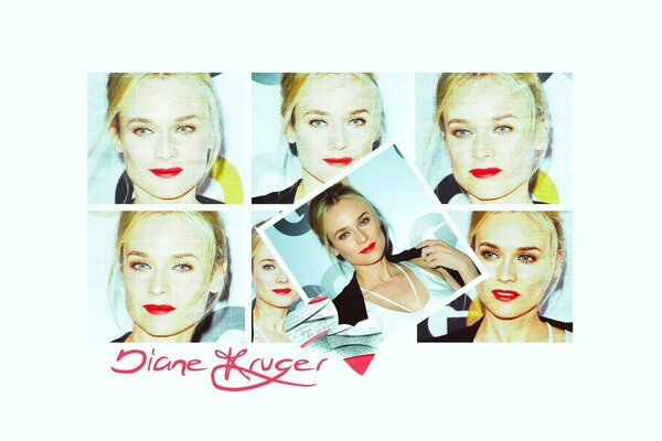 Collage aus Foto von Diana Kruger