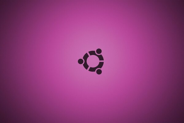 Linux-Logo-Illustration auf lila Hintergrund