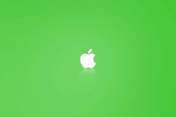 Grüne Desktop-Tapete Apfel Apfel