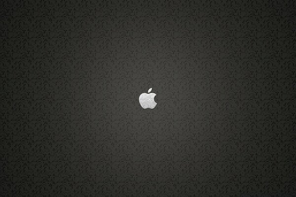 iPhone-Logo auf grauem Hintergrund