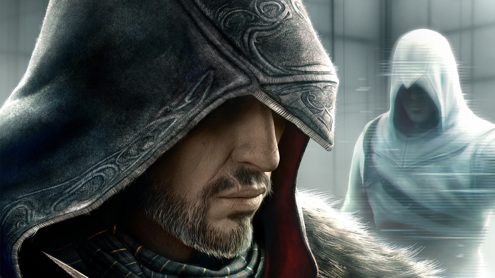 assassin s creed mann porträt erwachsener schleier ein frau religion verbrechen
