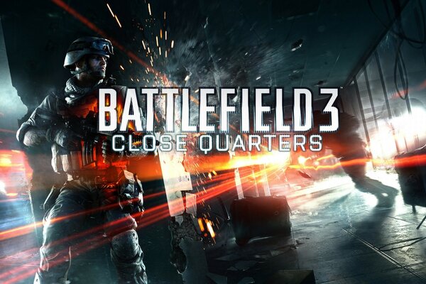 Battlefield-Bildschirmschoner dunkles Charakterbild