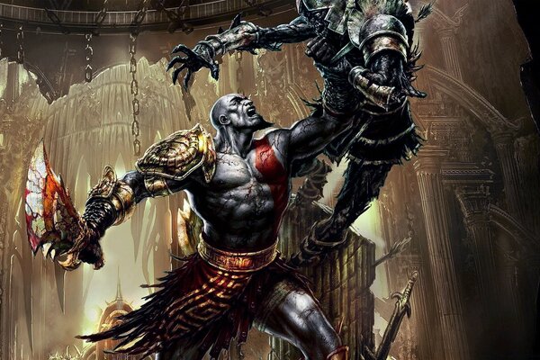 Spielkunst. Kratos ist wütend