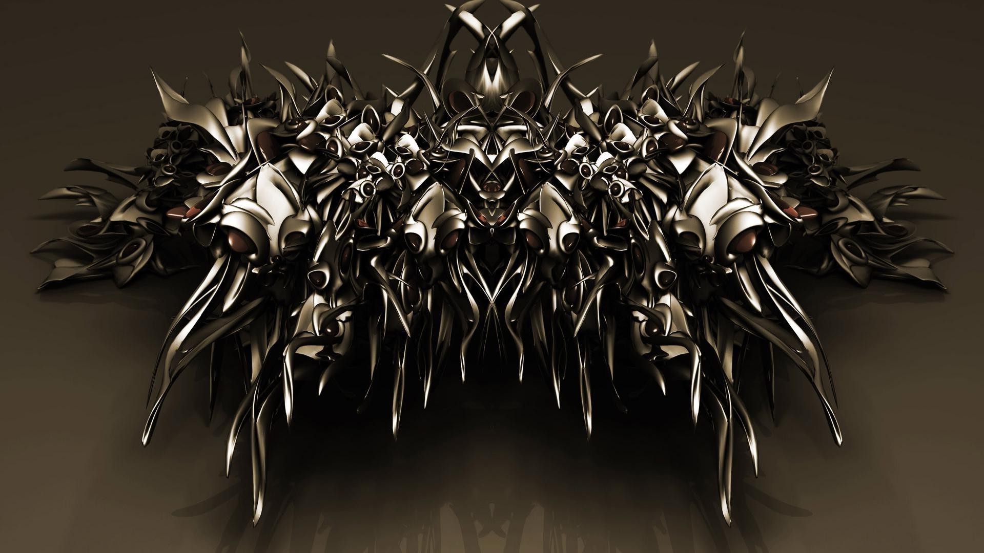 muster metall eisen stahl chrom dekoration vintage kunst luxuriös glänzen scharf reflexion gold ausstellung desktop edelstahl alt stillleben schraube design