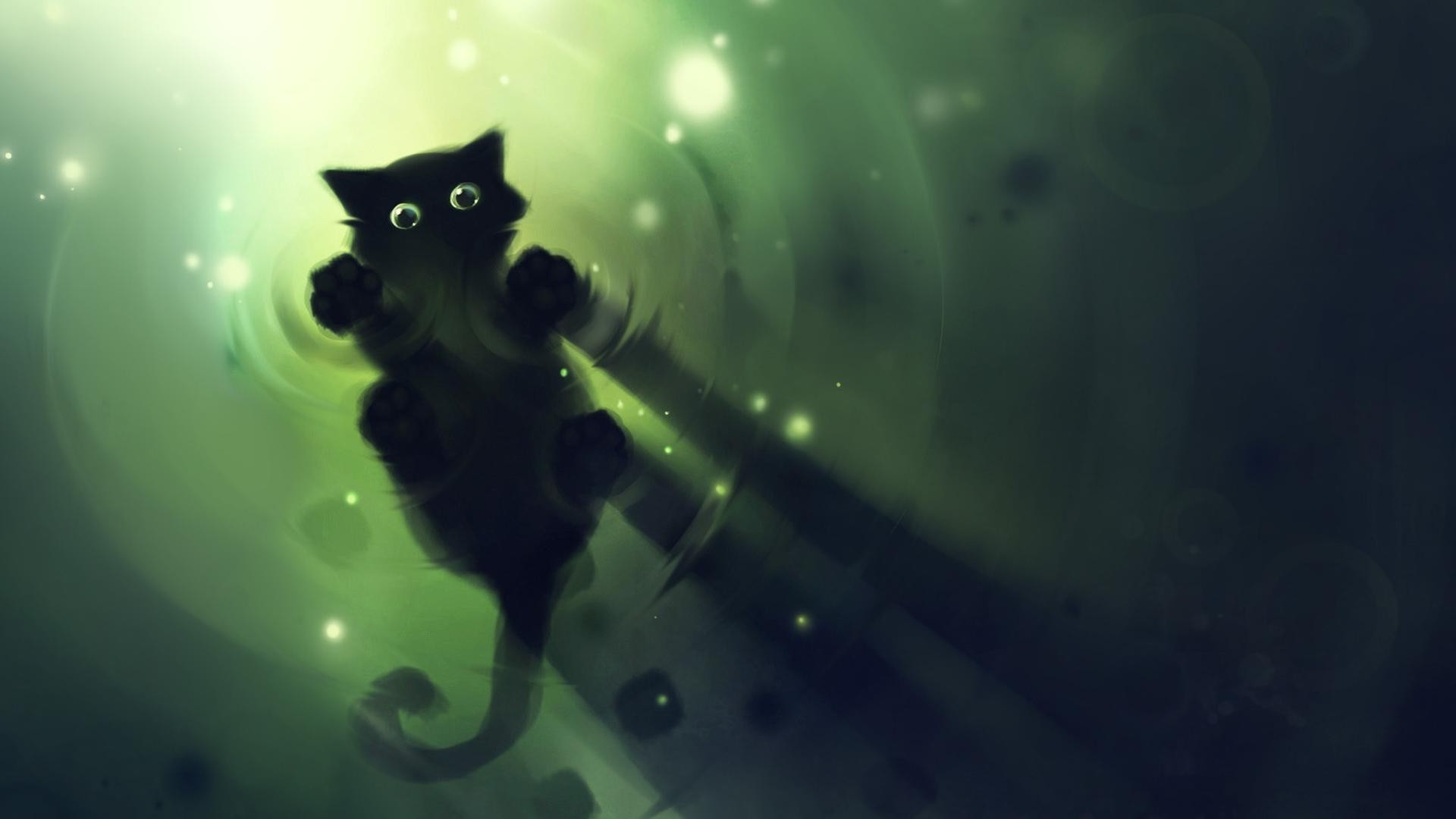 silhouette unterwasser licht abstrakt