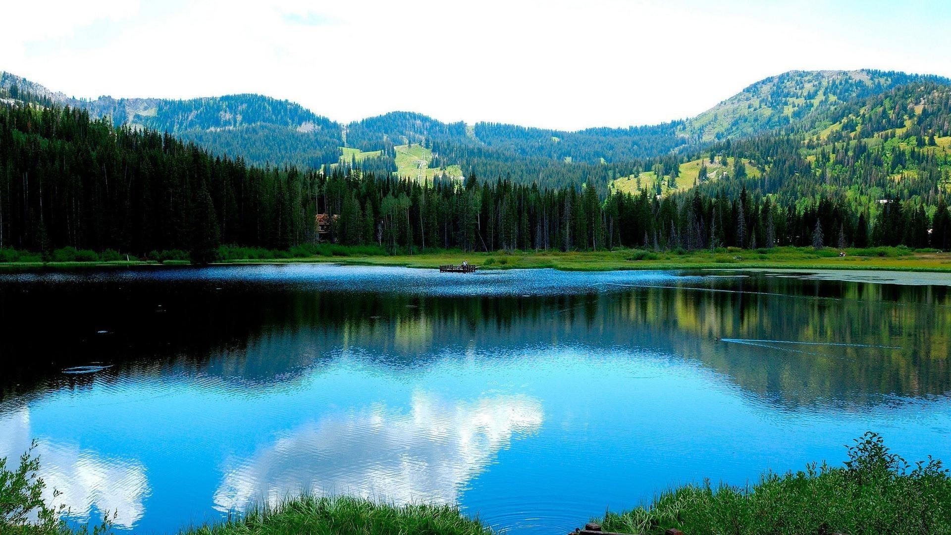 see wasser natur reflexion holz im freien landschaft reisen baum himmel fluss sommer gelassenheit landschaftlich berge