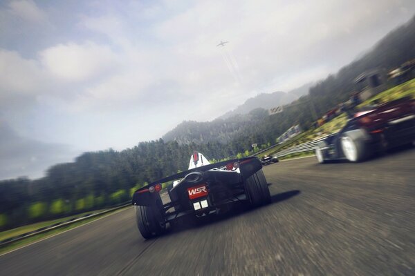 Rennwagen Formel Eins