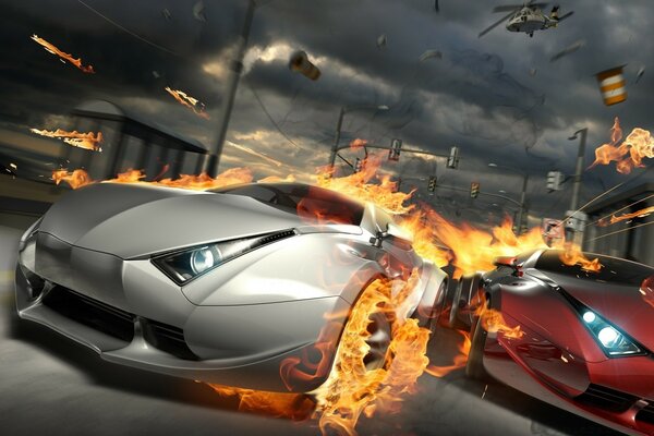 Das schnelle Auto von oter games