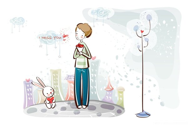 Kleiner Hase, aber große reine Liebe
