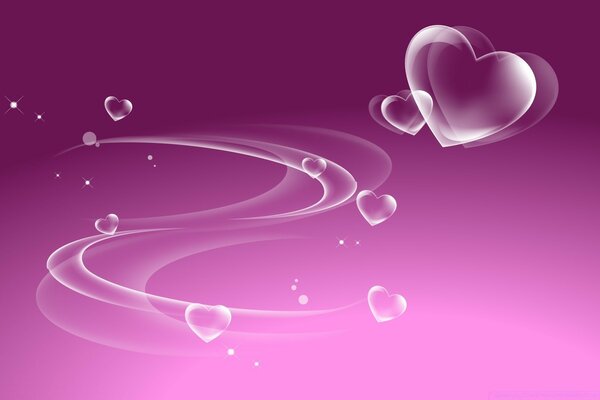 Illustration. Das Bild der unendlichen Liebe